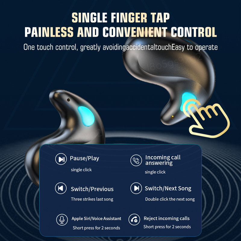 Tai nghe không dây Bluetooth X57 True Bluetooth 5.3 TWS HIFI Stereo Thể thao Mini | BigBuy360 - bigbuy360.vn