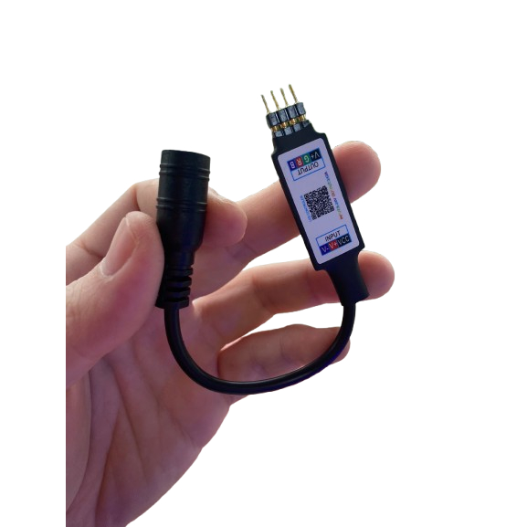 Mạch điều khiển led dây, hiệu ứng led dây, chế độ nháy led dây, màu pha tùy ý, led dây 5050 12vdc 4p