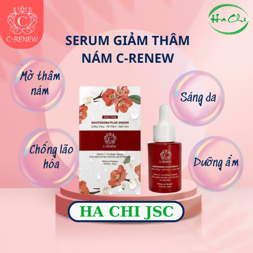 Serum Dưỡng Trắng Da Mờ Thâm Sạch Nám C-RENEW với Vitamin C và Collagen Peptide