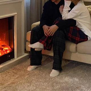  Quần Dạ Kẻ Plaid Pants Form Suông Unisex chất dạ Menswear Pants Nam Nữ dây rút dài 