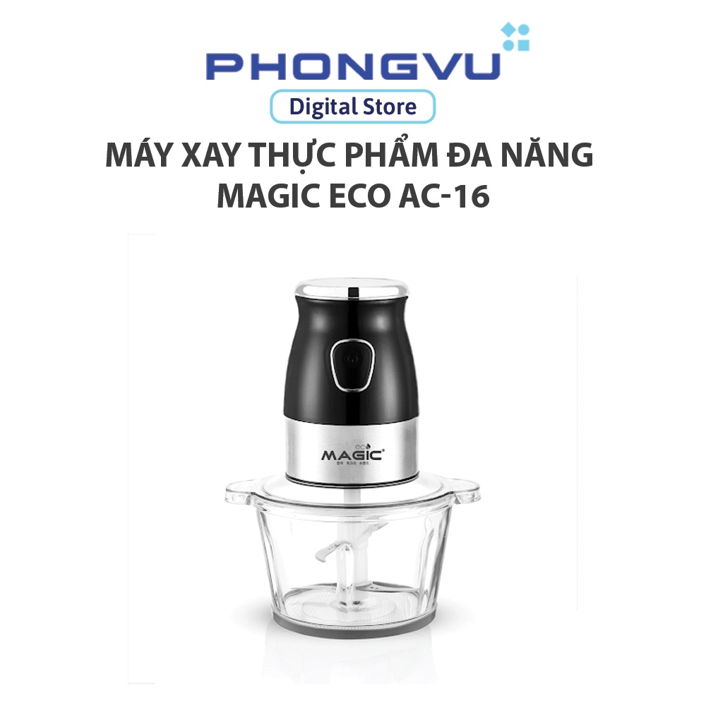 Máy xay thực phẩm đa năng Magic Eco AC-16, 1.5L, Thủy tinh, Nhựa ABS, Thép không gỉ