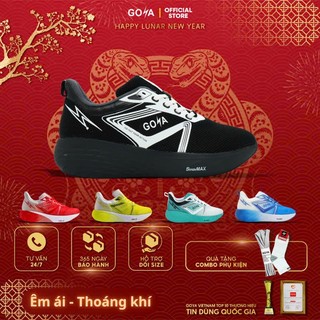 [Sale Lẻ Size] Giày thể thao chạy bộ nam nữ Goya Strides 2 full màu năm 2025 - Siêu nhẹ êm, chống trơn trượt