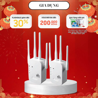 Kích sóng Wifi 4 râu tốc độ cao 300Mbs.Mở rộng vùng phủ sóng, cải thiện tốc độ mạng Wifi, Có cả phát Wifi từ dây La