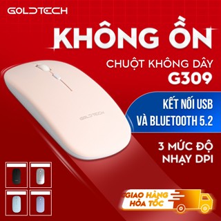 Chuột không dây bluetooth GoldTech G309 dành cho máy tính, Macbook, Smart tivi