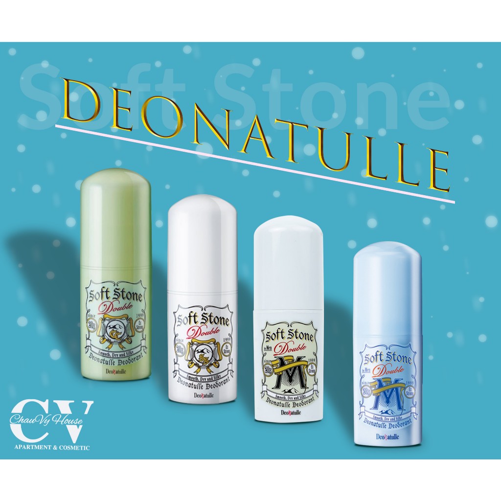 Lăn Khử Mùi Khoáng Deonatulle Soft Stone