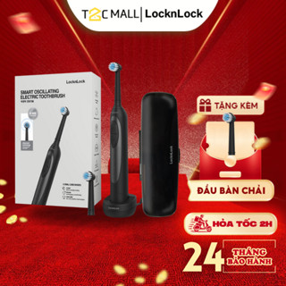 Bàn Chải Điện LocknLock 3 Chế Độ Bảo Vệ Nướu Kèm Hộp Đựng Du Lịch ENR626BLK Pin Sạc T2Cmall