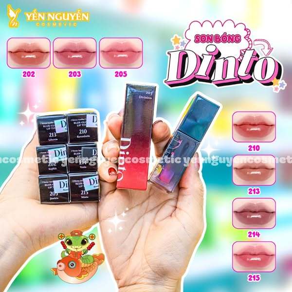 Son tint bóng Dinto Blur Glowy Lip Tint