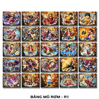 [Độc Quyền Phản Quang 7 Màu] - Phần 22 - Thẻ Bài One Piece - Băng Mũ Rơm