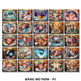 [Độc Quyền Phản Quang 7 Màu] - Phần 22 - Thẻ Bài One Piece - Băng Mũ Rơm