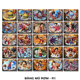[Độc Quyền Phản Quang 7 Màu] - Phần 22 - Thẻ Bài One Piece - Băng Mũ Rơm
