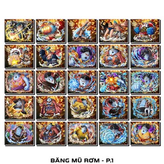 [Độc Quyền Phản Quang 7 Màu] - Phần 22 - Thẻ Bài One Piece - Băng Mũ Rơm