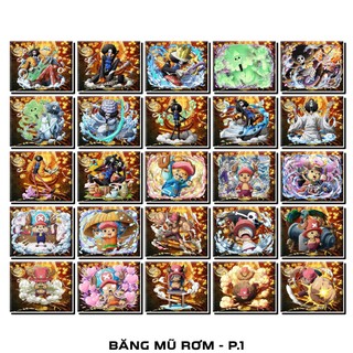 [Độc Quyền Phản Quang 7 Màu] - Phần 22 - Thẻ Bài One Piece - Băng Mũ Rơm