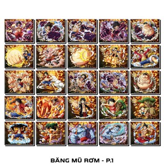 [Độc Quyền Phản Quang 7 Màu] - Phần 22 - Thẻ Bài One Piece - Băng Mũ Rơm