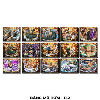 [Độc Quyền Phản Quang 7 Màu] - Phần 23 - Thẻ Bài One Piece - Băng Mũ Rơm
