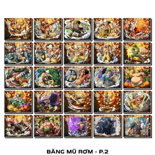 [Độc Quyền Phản Quang 7 Màu] - Phần 23 - Thẻ Bài One Piece - Băng Mũ Rơm