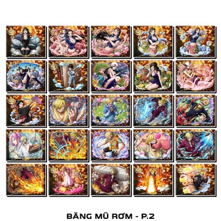 [Độc Quyền Phản Quang 7 Màu] - Phần 23 - Thẻ Bài One Piece - Băng Mũ Rơm