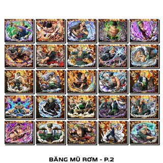 [Độc Quyền Phản Quang 7 Màu] - Phần 23 - Thẻ Bài One Piece - Băng Mũ Rơm