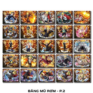 [Độc Quyền Phản Quang 7 Màu] - Phần 23 - Thẻ Bài One Piece - Băng Mũ Rơm