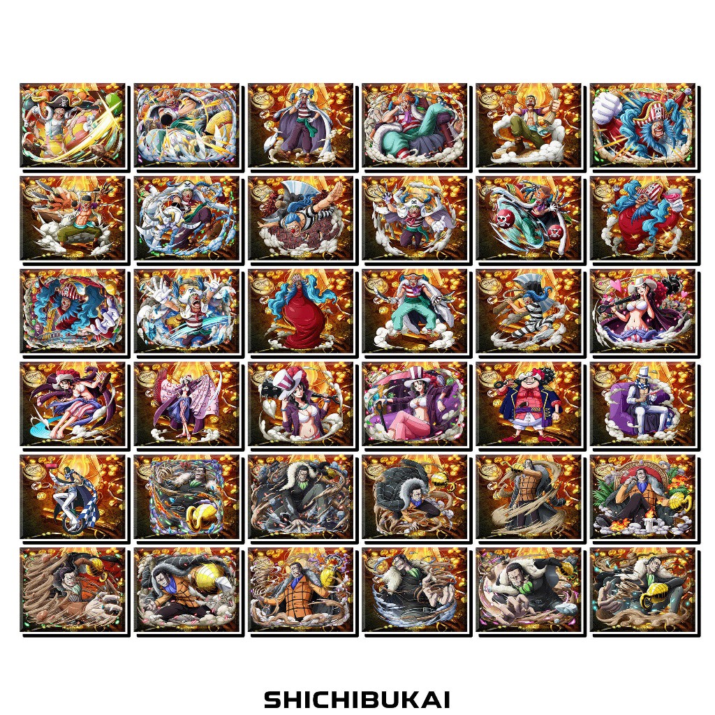 [Độc Quyền Phản Quang 7 Màu] - Phần 20 - Thẻ Bài One Piece - Shichibukai