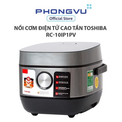Nồi cơm cao tần TOSHIBA 1L RC-10IP1PV - Bảo hành 12 tháng