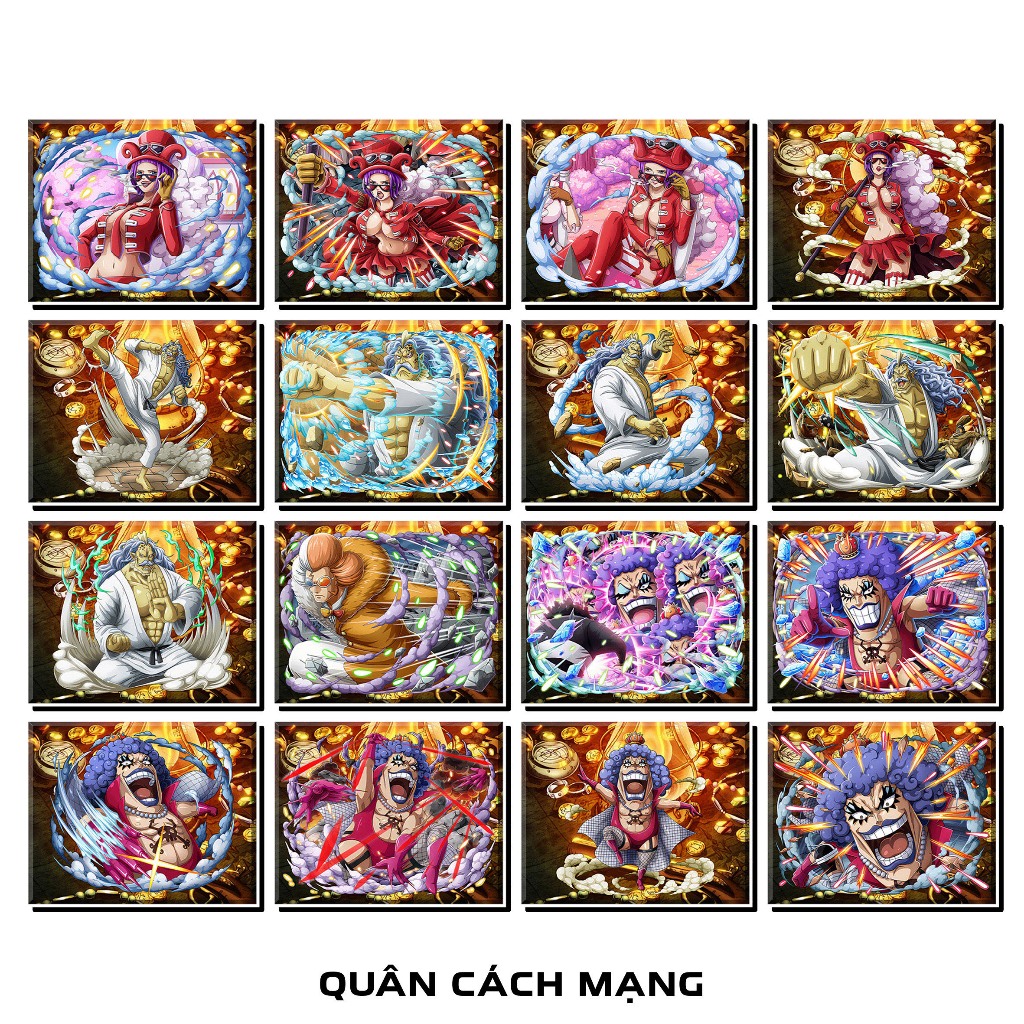 [Độc Quyền Phản Quang 7 Màu] - Phần 18 - Thẻ Bài One Piece - Quân Cách Mạng