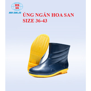 Ủng Đi Mưa Người Lớn - Ủng Ngắn Làm Bếp Làm Vườn - Ủng Bảo Hộ Lao Động SIZE 36-43
