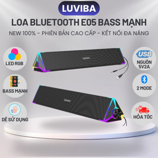 Loa bluetooth mini bass mạnh, loa vi tính máy tính pc laptop LUVIBA E3105