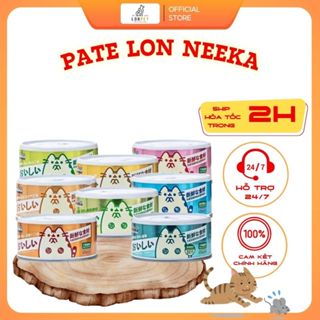 [Hỏa tốc] [Combo 50L] Pate lon Neeka, pate sữa lắc cho mèo con, mèo trưởng thành thức ăn cho mèo 80gr