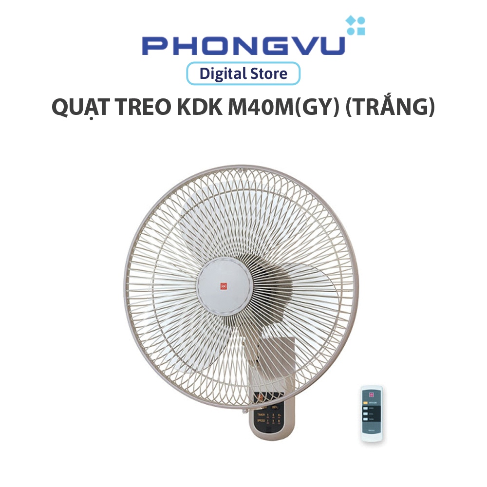 Quạt treo KDK M40M(GY) (Trắng) - Bảo hành 24 tháng