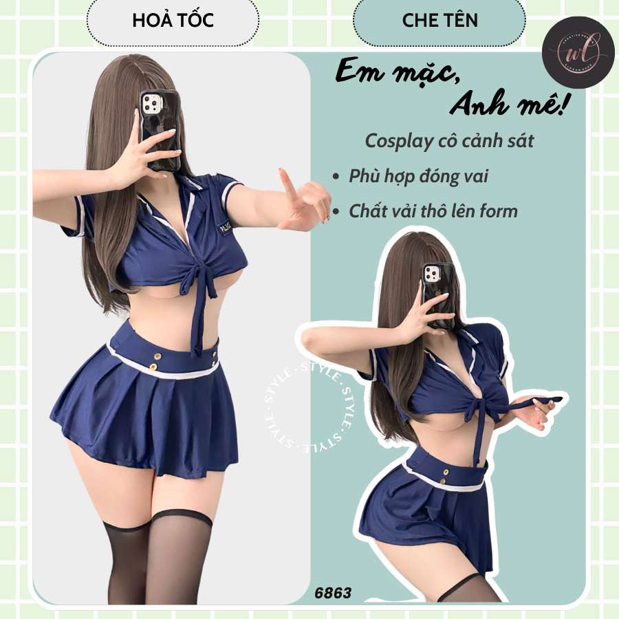 Đồ Ngủ Sexy Cosplay Nữ Cảnh Sát