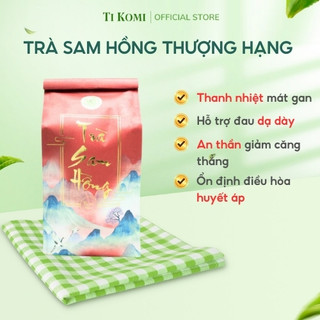  Trà Sam Hồng Thượng Hạng - Trà Thảo Mộc Thanh Nhiệt Mát Gan An Thần Dễ Ngủ Hỗ Trợ Đau Dạ Dày TIKOMI 