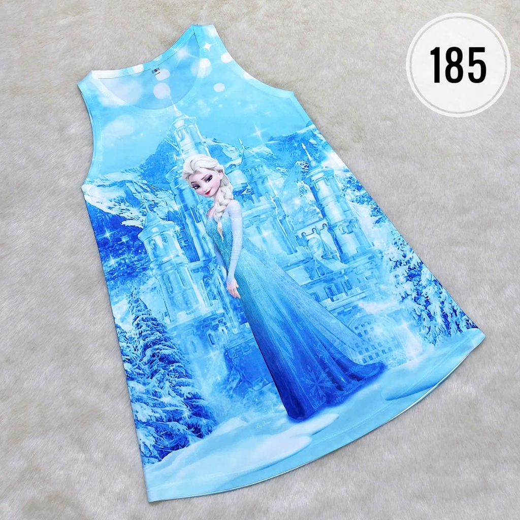 váy đầm elsa anna olaf 3d thái lan