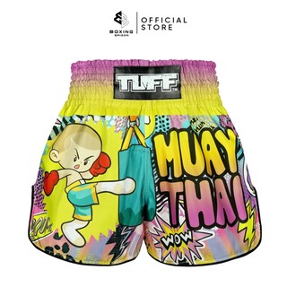  Quần Muay Thai Tuff High-Cut Retro Style "The Savage Boy" 