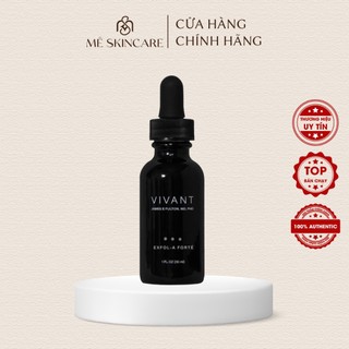   HÀNG CÔNG TY  Tinh Chất Serum Vivant Exfol-A Forte Ngừa Mụn Chống Lão Hoá Làm Sáng Da Mờ Thâm Nám 30ml 