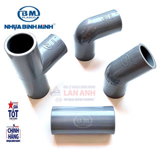 Co-Lơi-Nối-Tê Size 21-27 U-Pvc NHỰA BÌNH MINH.