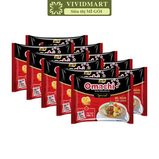   SET10GÓI  - MASAN - Mì khoai tây Omachi Special Bò hầm xốt vang mì Omachi Bò hầm sốt vang mì ăn liền Omachi  92g gói  