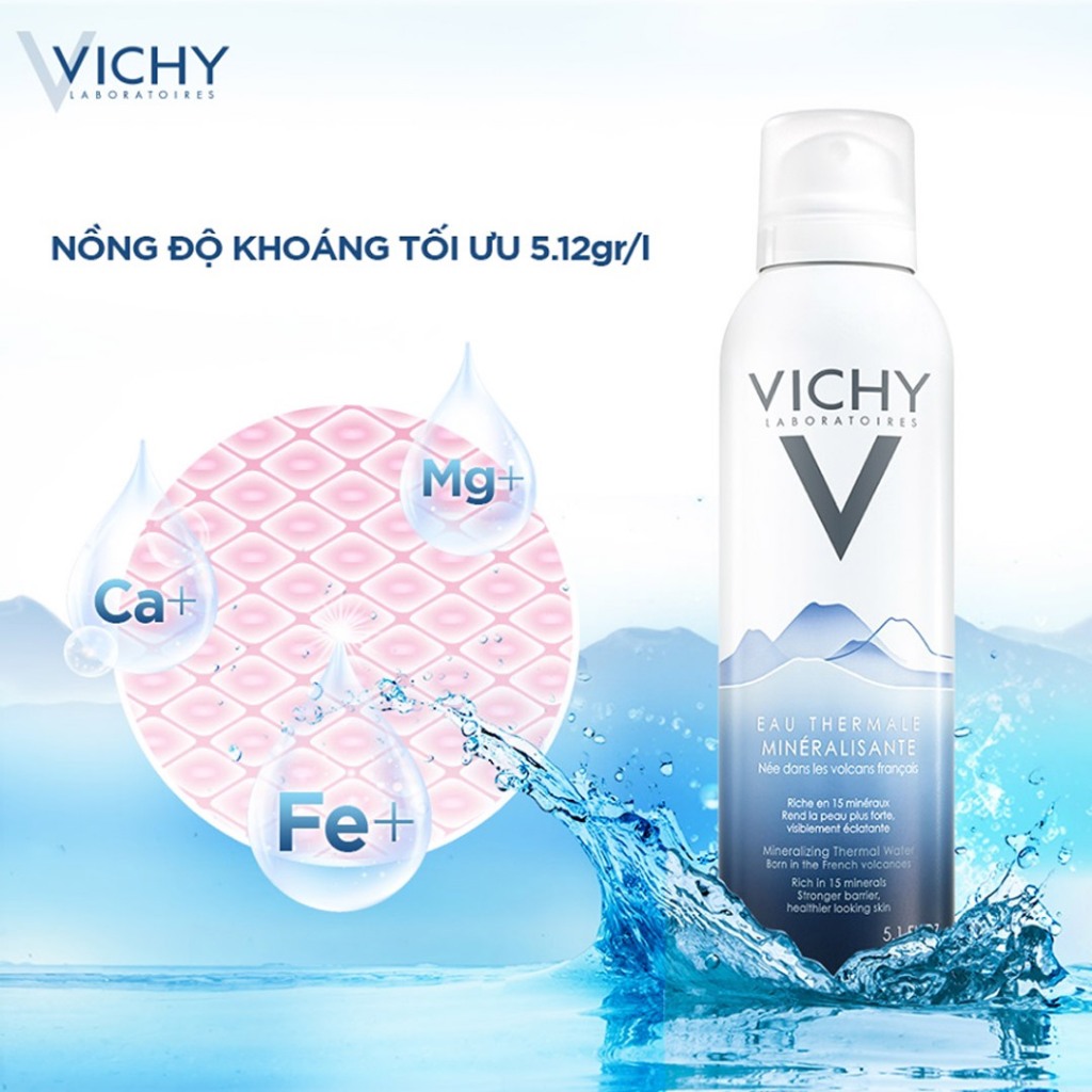 Xịt Khoáng Dưỡng Da Vichy Eau Thermale Spa Water Hasaki Sản Phẩm Chính Hãng
