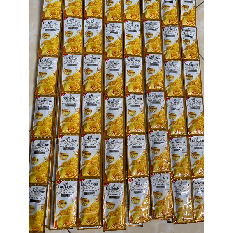 combo 5 dây Dầu gội và dầu xã dưỡng tóc Enchanteur dây 12 gói