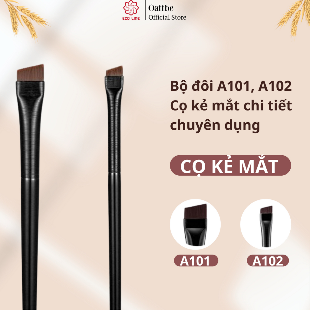 Cọ kẻ mắt cọ trang điểm bàn chải lông mày siêu mỏng cọ che khuyết điểm hoàn hảo đến từng chi tiết | BigBuy360 - bigbuy360.vn