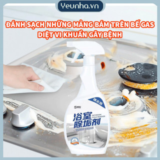 [Cao Cấp] Chai Xịt Tẩy Đa Năng, Tẩy Cặn Canxi, Tẩy kính, vòi sen, bồn sứ, chậu tắm, gạch men, gương soi