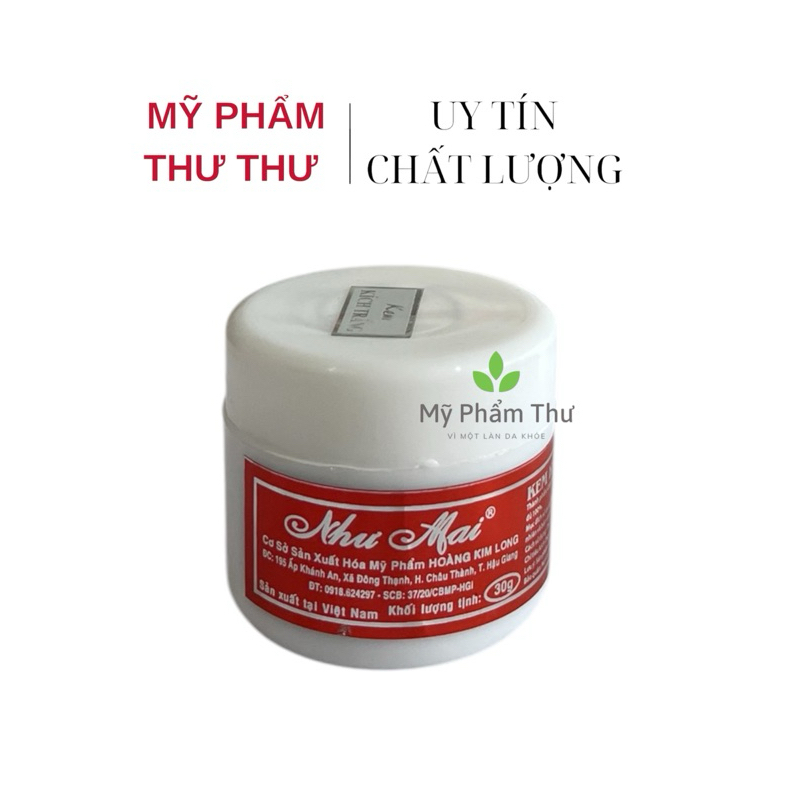 Lốc 6 Hộp Kem Kích Trắng Như Mai Màu Đỏ