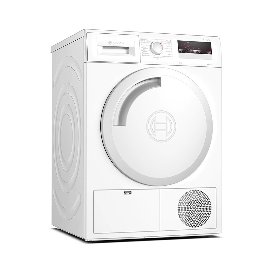 Máy Sấy Quần Áo Bosch WTN84201MY 8kg - Dòng Series 4, Kích Thước 598x842x599mm