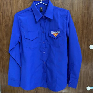 [ĐOÀN-TD] Áo sơ mi ĐOÀN thanh niên tay dài - Logo thêu