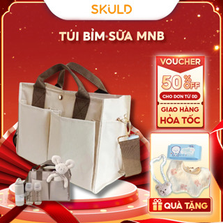  Túi Đựng Bỉm Sữa Đa Năng Cho Mẹ Bỉm Túi Vải Kích Thước Lớn Nhiều Ngăn Đựng Đồ Đeo Chéo Công Sở Phong Cách Hàn Quốc SKULD 