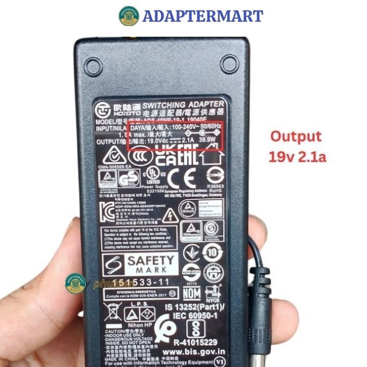 Nguồn 19V cho màn hình HP 27-inch LED Backlit Monitor - hàng xịn