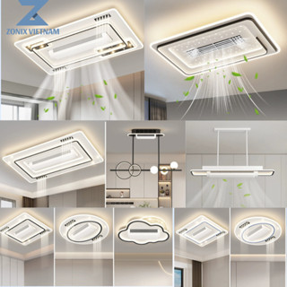   MỚI NHẤT 2025  Quạt đèn không cánh phòng khách phòng ngủ  Quạt trần điều hòa đối lưu không khí 