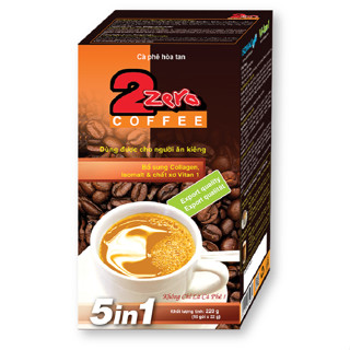 Cà phê sữa hòa tan Collagen 5in1 (loại xuất khẩu) dành cho người kiêng đường
