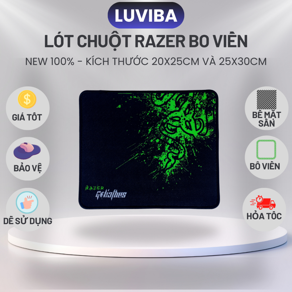 Lót chuột máy tính lớn gaming  kê tay cute LUVIBA LC20