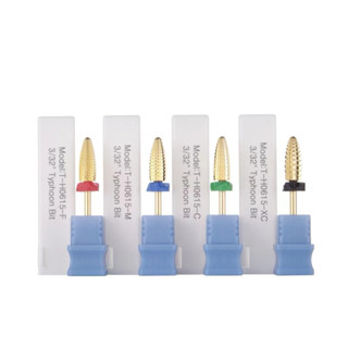 Đầu mài Mỹ form bầu chuẩn USA chuyên dùng mài mịn, mài phá cho đắp bột, đắp gel, phá sơn gel - Kitty Nails Supply