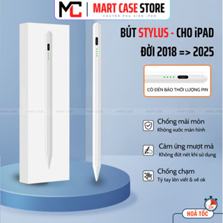Bút cảm ứng cho iPad Gen 6-7-8-9-10-11/Air 3-4-5-6-7/Pro11-12.9/Mini 5-6-7 Chống chạm, Mượt và nhạy MART CASE